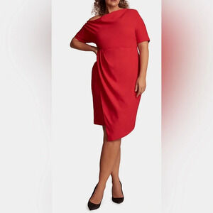 11 HONORE Plus Adeline Off-The-Shoulder Midi Dress